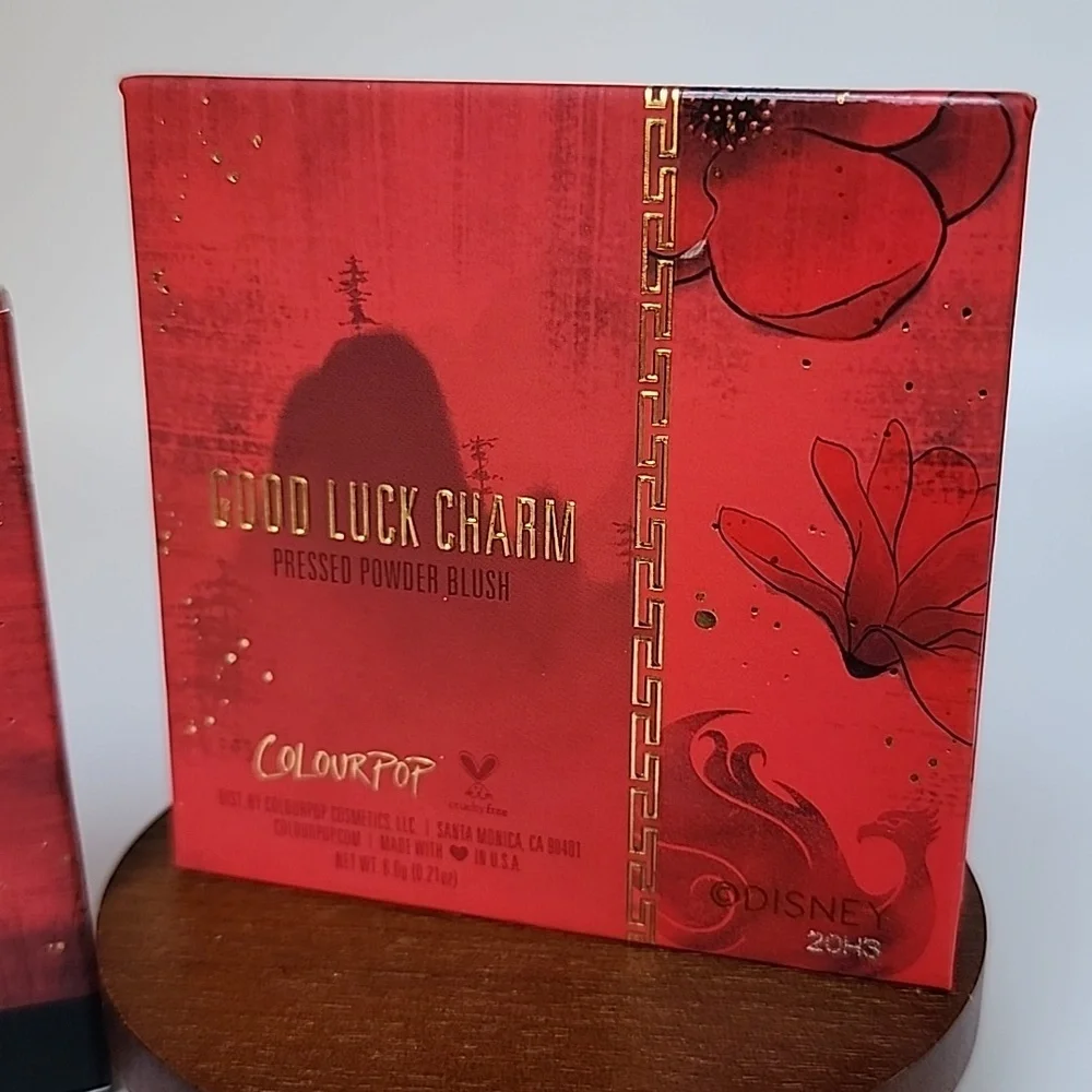 Colourpop Disney Mulan Pressed Powder Blush - Good Luck Charm - Limited Edition